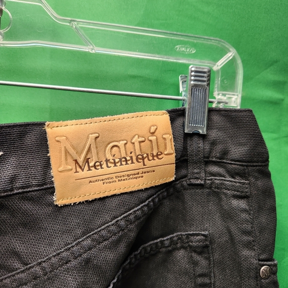 Mens Matinique black pants size 33"w X  29" L - Picture 4 of 6